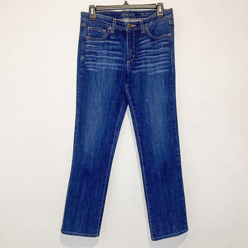 SPANX Women’s Size 29 Jeans The Slim-X Straight Leg Shaping Jeans Pants